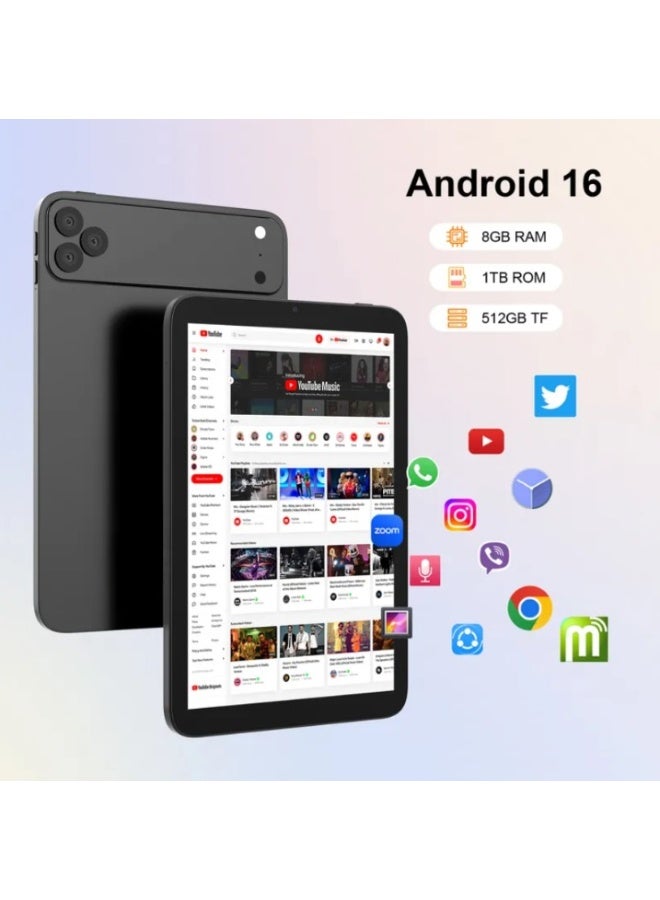 REBENUO 10.1 inch Android WiFi Touch Screen Tablet PC with 5G Keyboard Quad-core CM10017Air With Burbank - Image 2